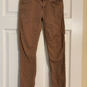 Brown Casual Pants